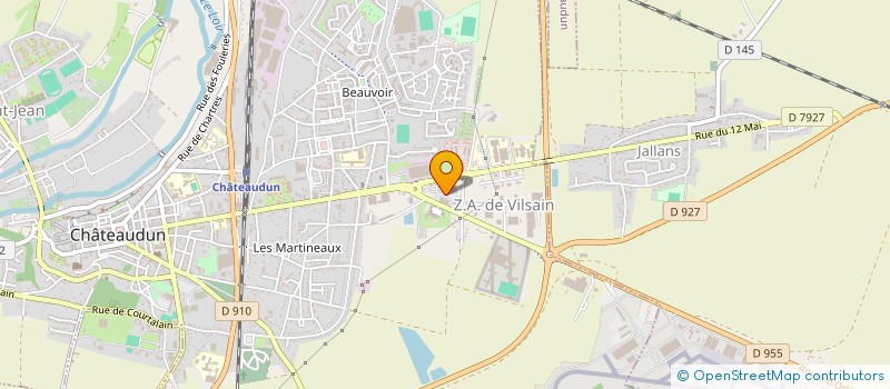 localisation de l'entreprise PRO BATIMENT CENTRE à CHATEAUDUN