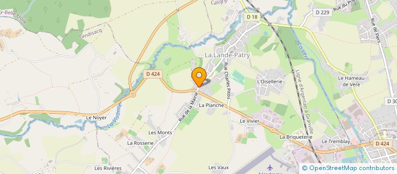 localisation de l'entreprise PRO BATIR à LA LANDE-PATRY