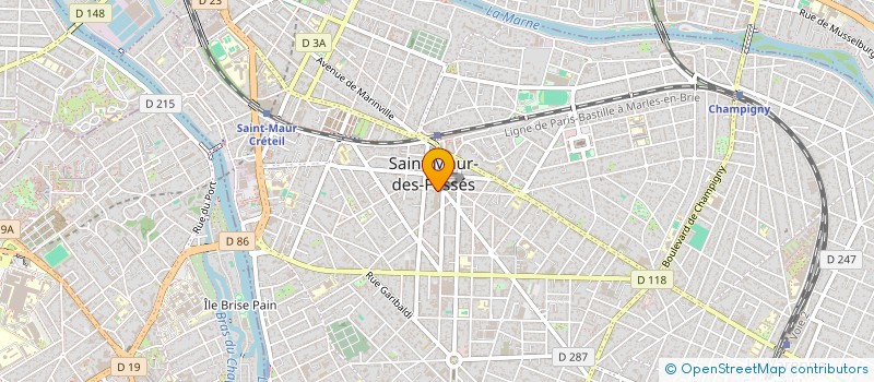 localisation de l'entreprise PRO BATIRENOV à SAINT-MAUR-DES-FOSSES