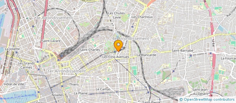 localisation de l'entreprise PRO-BE PM à MARSEILLE