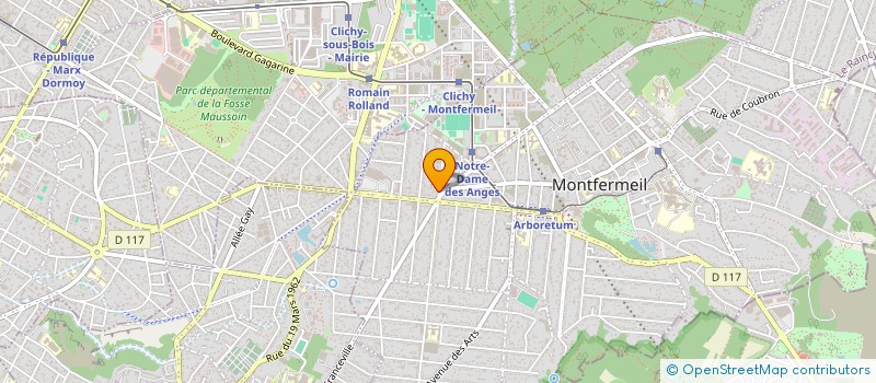 localisation de l'entreprise PRO-BEST MACONNERIE  MONTFERMEIL