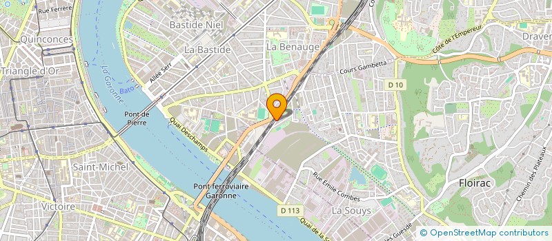 localisation de l'entreprise PRO BETON & MATERIELS à BOULIAC