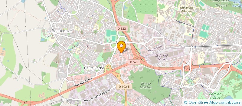 localisation de l'entreprise PRO-BIKE à BEAUCOUZE