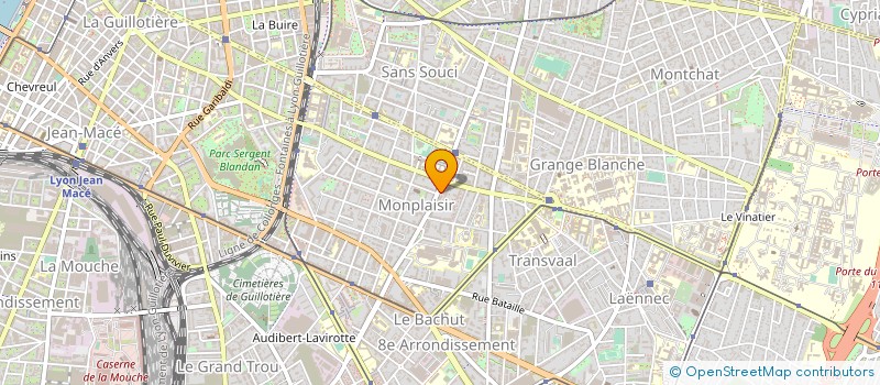 localisation de l'entreprise PRO BIO QUAL à LYON