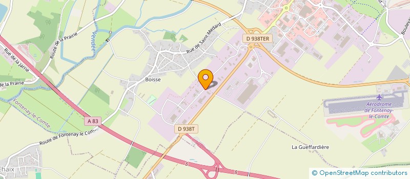 localisation de l'entreprise PRO BOIS à FONTENAY-LE-COMTE