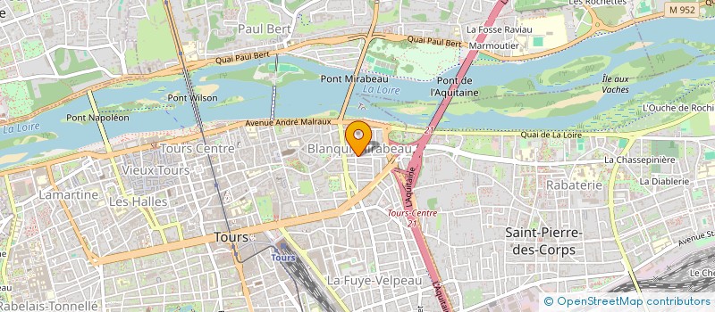 localisation de l'entreprise PRO BONO. à TOURS