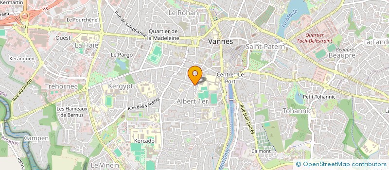 localisation de l'entreprise PRO BREIZ à VANNES