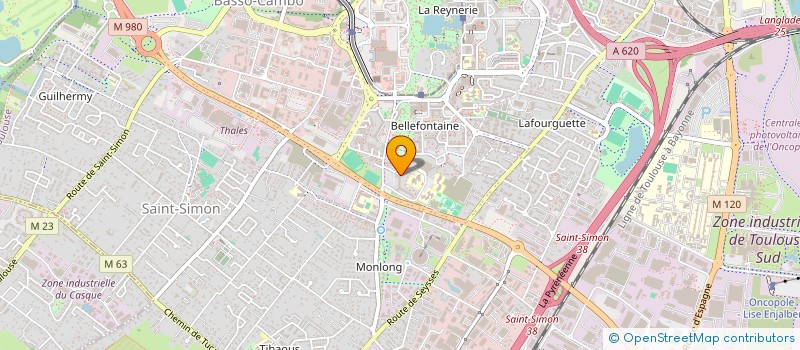 localisation de l'entreprise PRO BTP  TOULOUSE