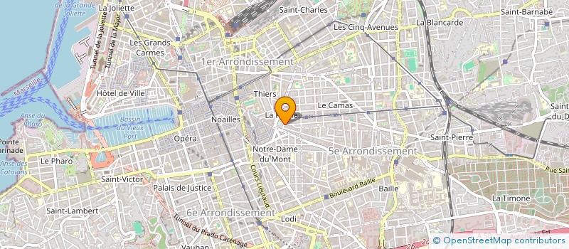 localisation de l'entreprise PRO BTP DECOR'S  MARSEILLE