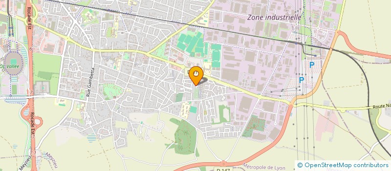 localisation de l'entreprise PRO BUILDER à MEYZIEU