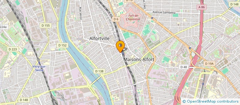 localisation de l'entreprise PRO BUILDING à ALFORTVILLE