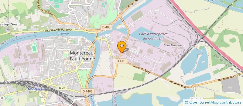 localisation de l'entreprise PRO CADDIE / URBAN FOOD & CO MONTEREAU à MONTEREAU-FAULT-YONNE