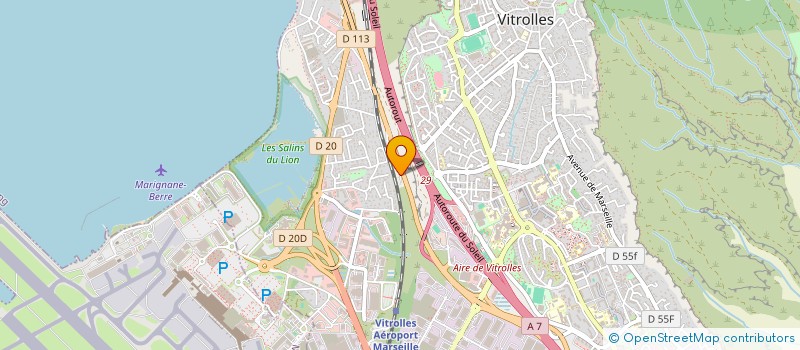 localisation de l'entreprise PRO'CADRES à VITROLLES