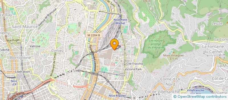 localisation de l'entreprise PRO CAP SUD  NICE