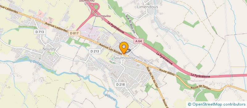 localisation de l'entreprise PRO'CAR  SOUMOULOU