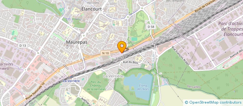 localisation de l'entreprise PRO CAR 78  LA VERRIERE