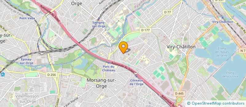 localisation de l'entreprise PRO CAR à VIRY-CHATILLON