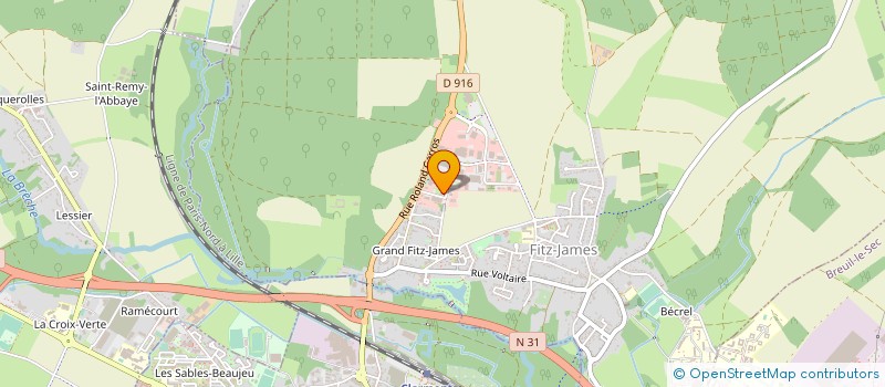 localisation de l'entreprise PRO CAR SELECT  FITZ-JAMES