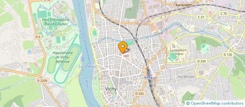 localisation de l'entreprise PRO CARRELAGE à VICHY