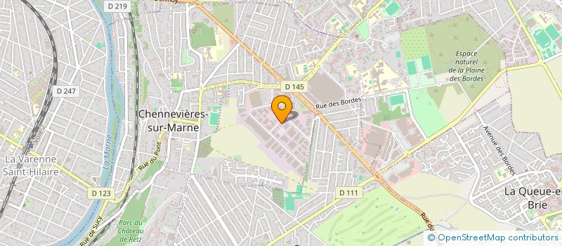 localisation de l'entreprise PRO CARROSSERIE PERFORMANCE  CHENNEVIERES-SUR-MARNE