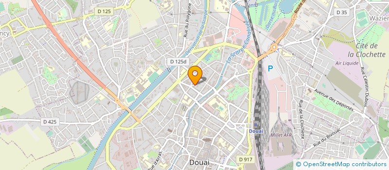 localisation de l'entreprise PRO CARS à DOUAI