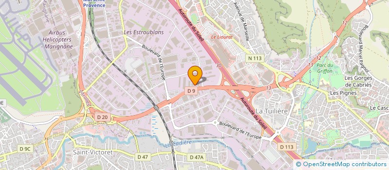 localisation de l'entreprise PRO-CASH FOOD  VITROLLES