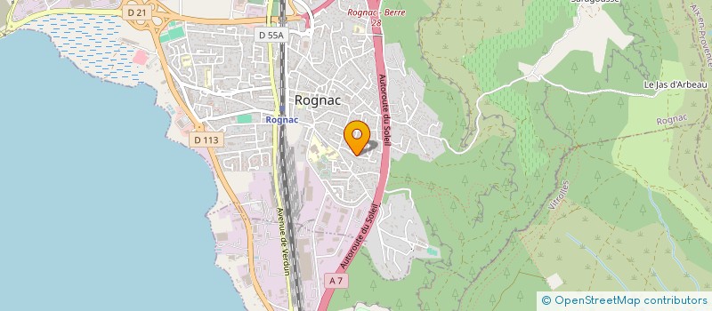 localisation de l'entreprise PRO-CATHO INDUSTRIES  ROGNAC