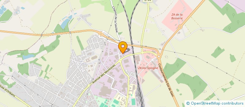 localisation de l'entreprise PRO-CD CENTRE EURL à GIEN