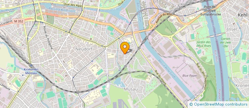 localisation de l'entreprise PRO CENTER à STRASBOURG