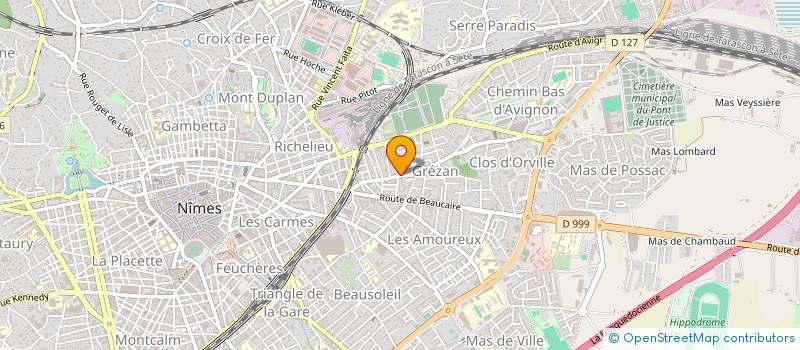 localisation de l'entreprise PRO CHALLENGES à NIMES