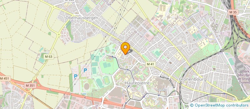 localisation de l'entreprise PRO CHAPE CARRELAGE à STRASBOURG