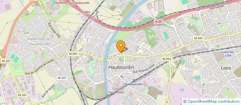 localisation de l'entreprise PRO CHAUF  HAUBOURDIN