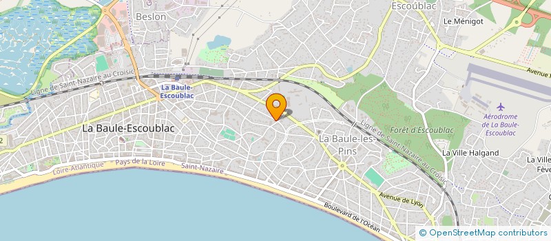 localisation de l'entreprise PRO CIRQUE SOCIAL à LA BAULE-ESCOUBLAC