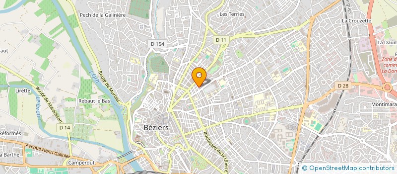 localisation de l'entreprise PRO CLEAN à BEZIERS
