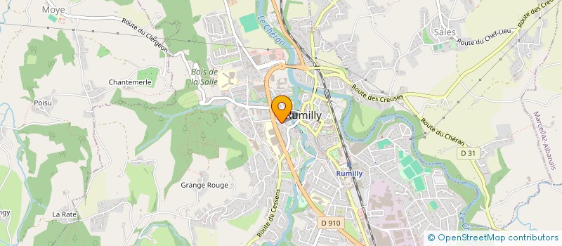 localisation de l'entreprise PRO CLEAN MULTISERVICES à RUMILLY