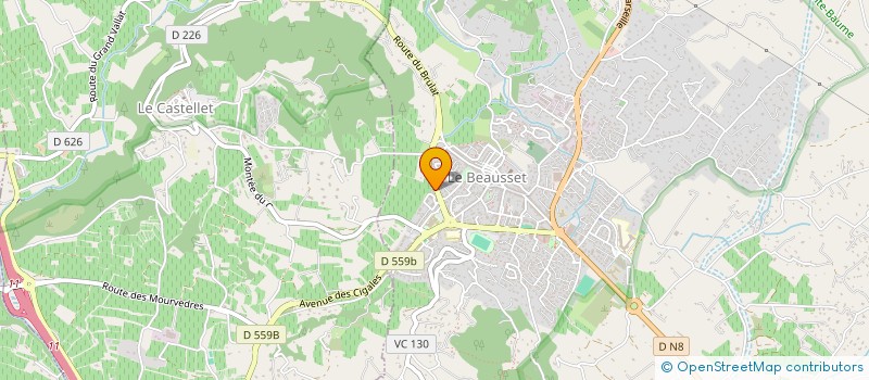 localisation de l'entreprise PRO CLEM DOMOTIQUE  LE BEAUSSET