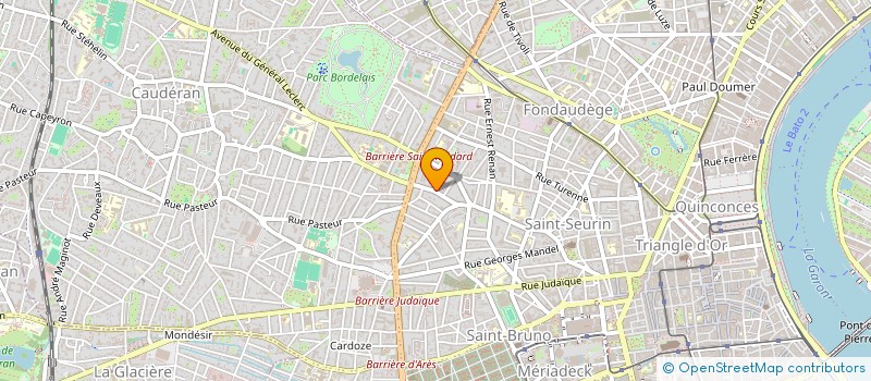 localisation de l'entreprise PRO-CLINIQUES CONSEIL  BORDEAUX