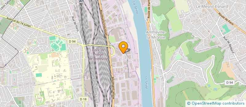 localisation de l'entreprise PRO COATINGS SERVICE  SOTTEVILLE-LES-ROUEN