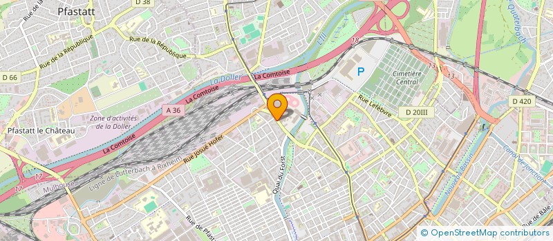 localisation de l'entreprise PRO COC  MULHOUSE