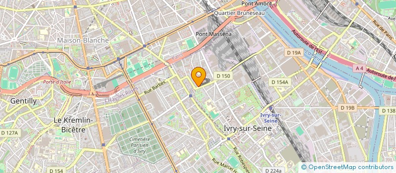 localisation de l'entreprise PRO-COD à IVRY-SUR-SEINE