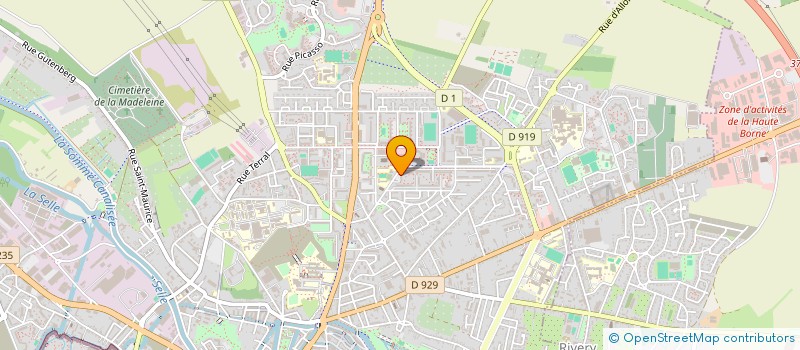 localisation de l'entreprise PRO-COIFFURE  AMIENS