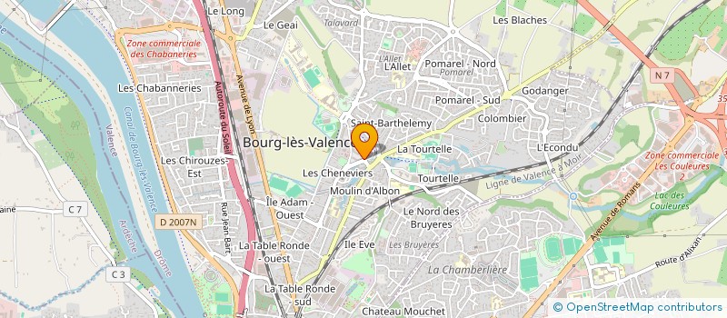 localisation de l'entreprise PRO COLLECTOR  BOURG-LES-VALENCE