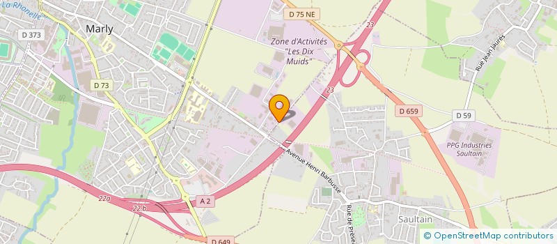 localisation de l'entreprise PRO-COM à MARLY