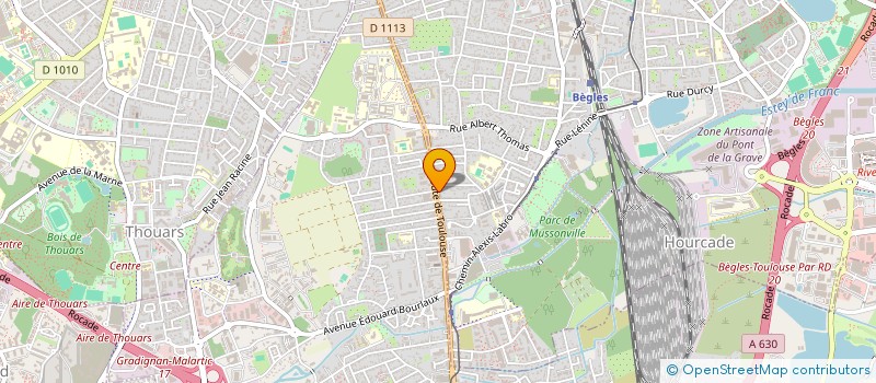 localisation de l'entreprise PRO.COM à BEGLES