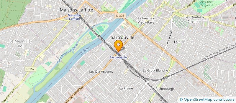 localisation de l'entreprise PRO COMPTA EXPERTISE  SARTROUVILLE