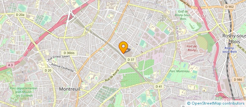 localisation de l'entreprise PRO CONCEPT à MONTREUIL