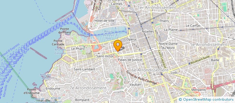 localisation de l'entreprise PRO-CONCEPT à MARSEILLE