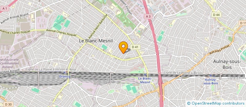 localisation de l'entreprise PRO CONCEPT à LE BLANC-MESNIL