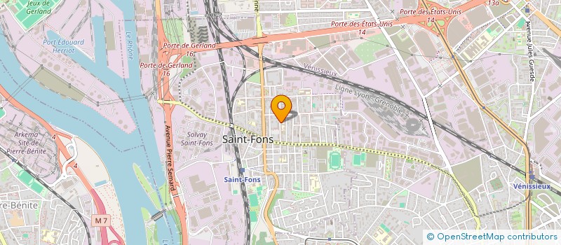 localisation de l'entreprise PRO CONCEPT  SAINT-FONS