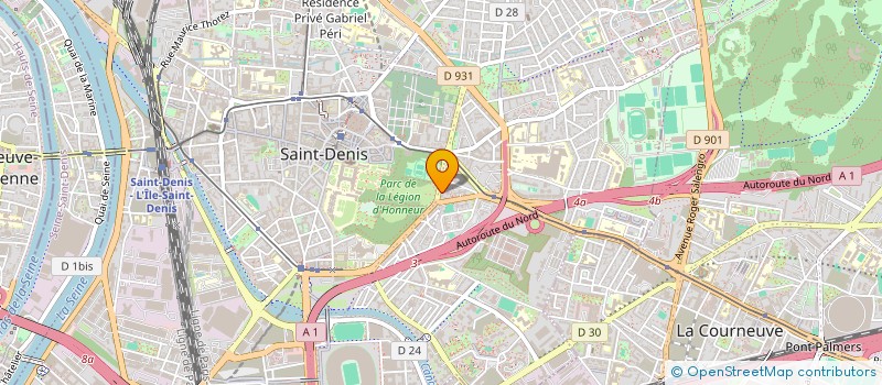 localisation de l'entreprise PRO CONCEPT à SAINT-DENIS